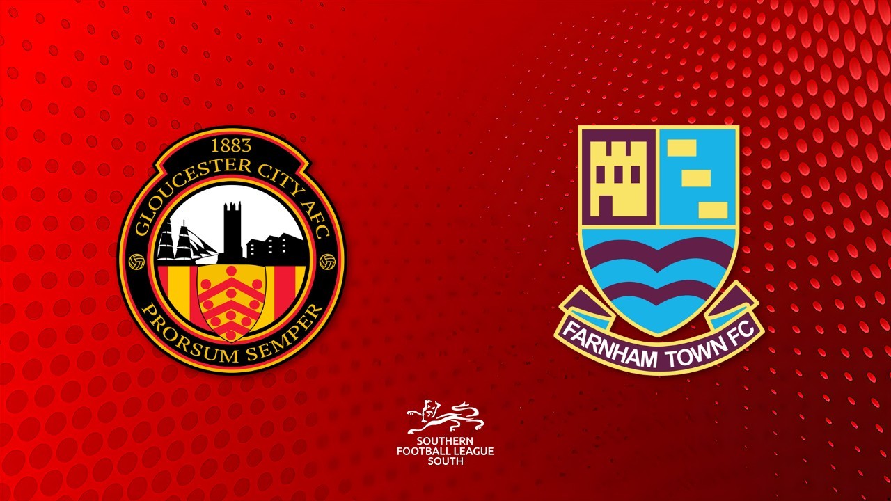 Gloucester City vs Farnham Town poster Gloucester City vs Farnham Town poster