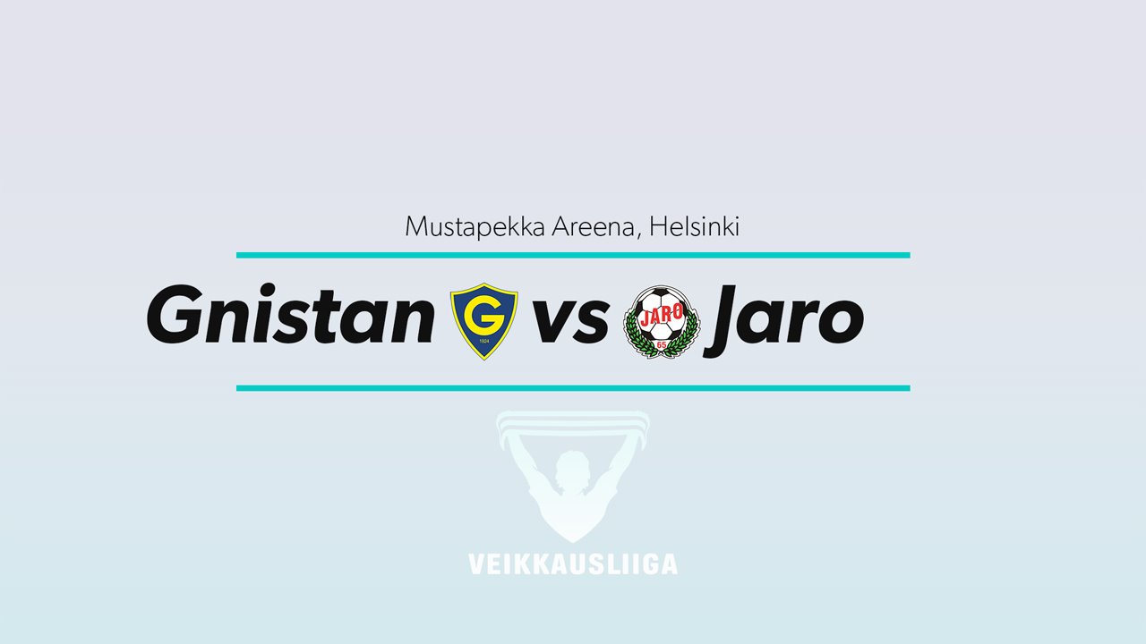 Gnistan vs Jaro poster