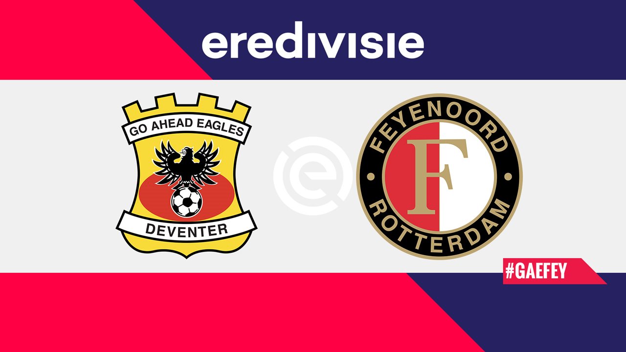 Go Ahead Eagles vs Feyenoord poster