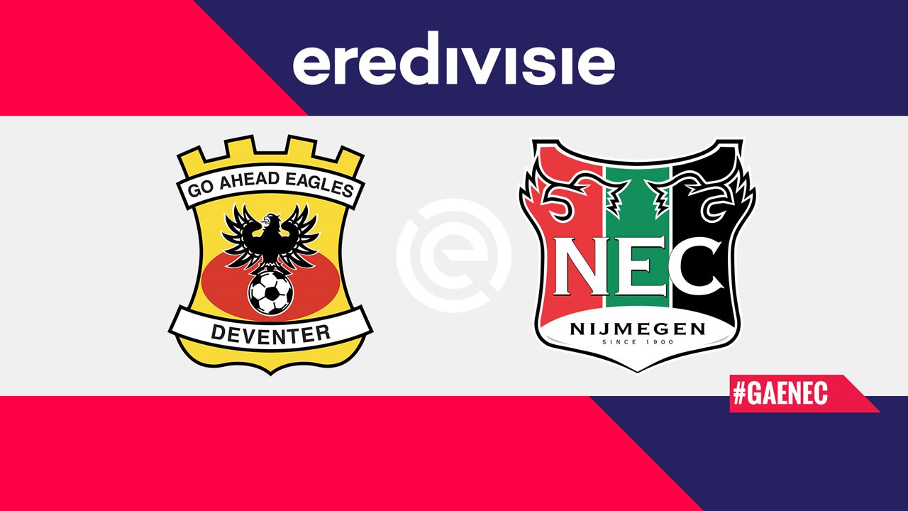 Go Ahead Eagles vs NEC Nijmegen poster