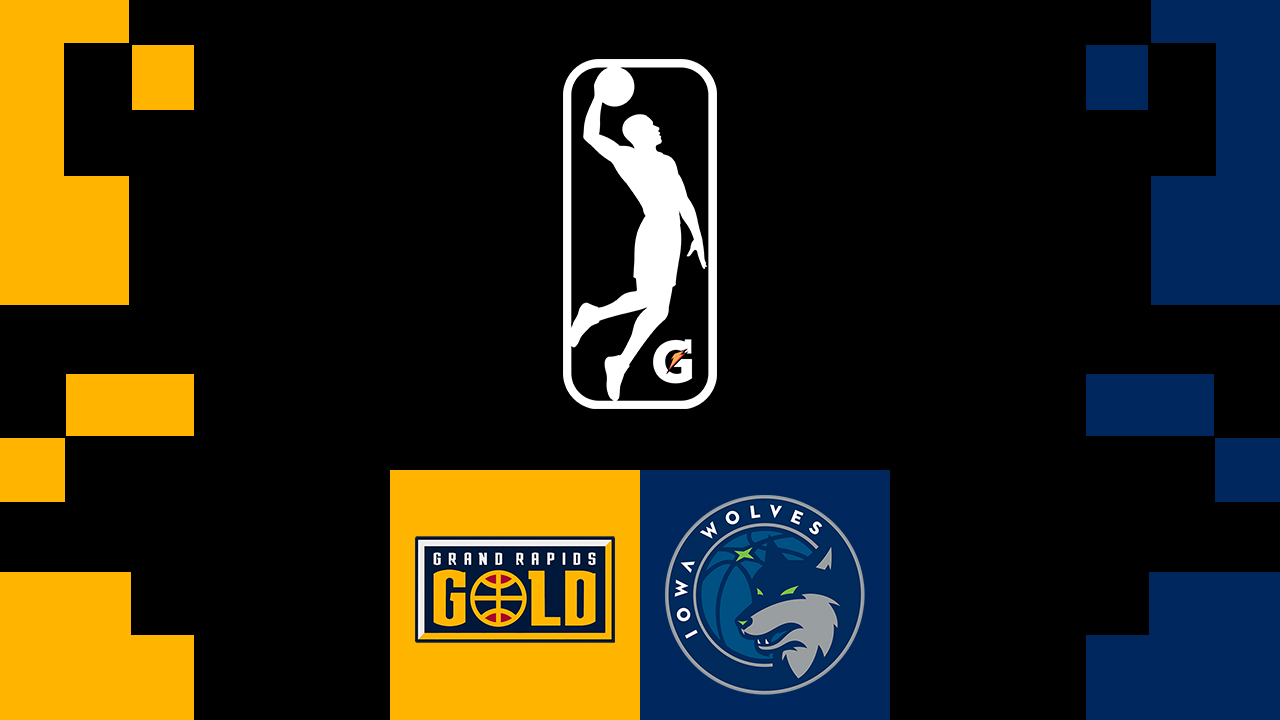 Grand Rapids Gold vs Iowa Wolves poster