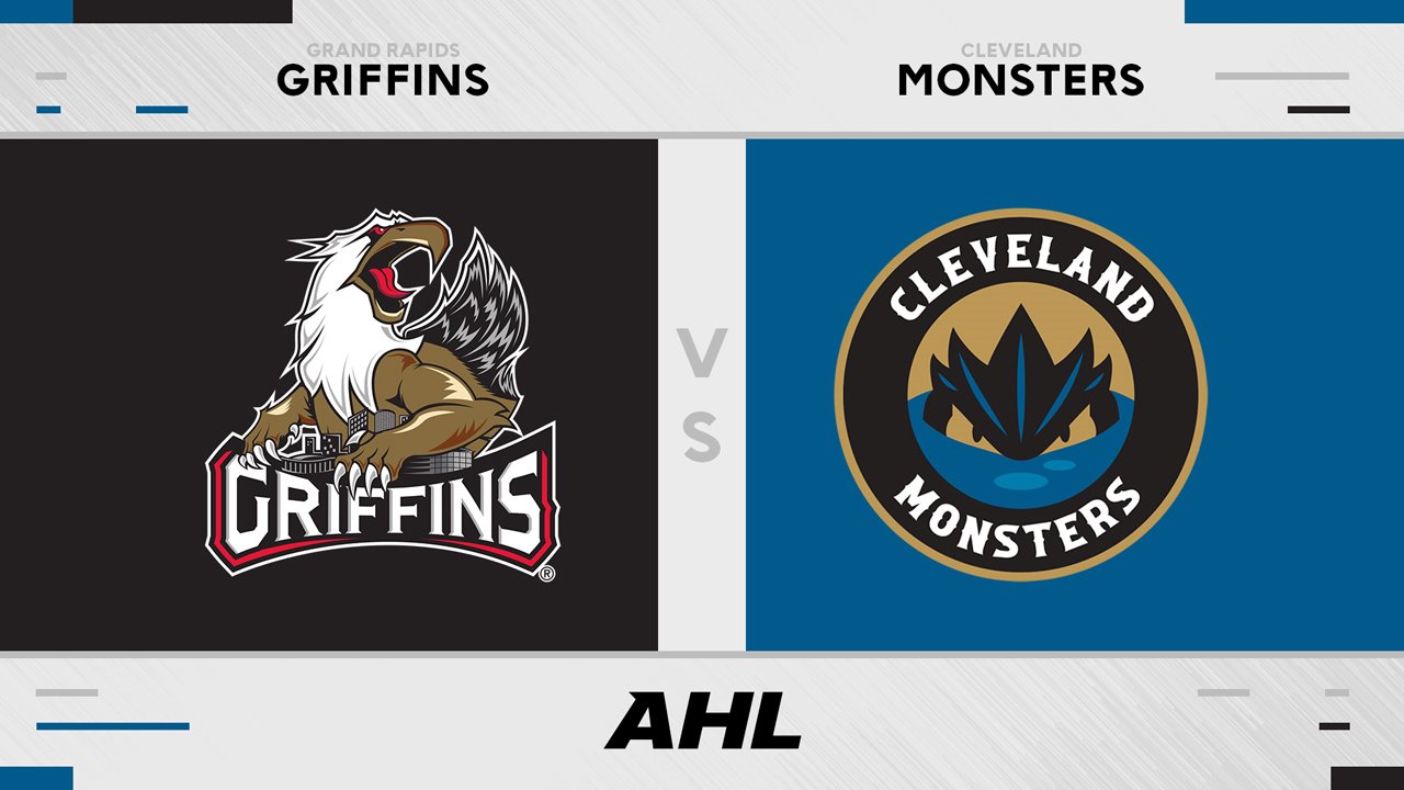 Grand Rapids Griffins vs Cleveland Monsters poster