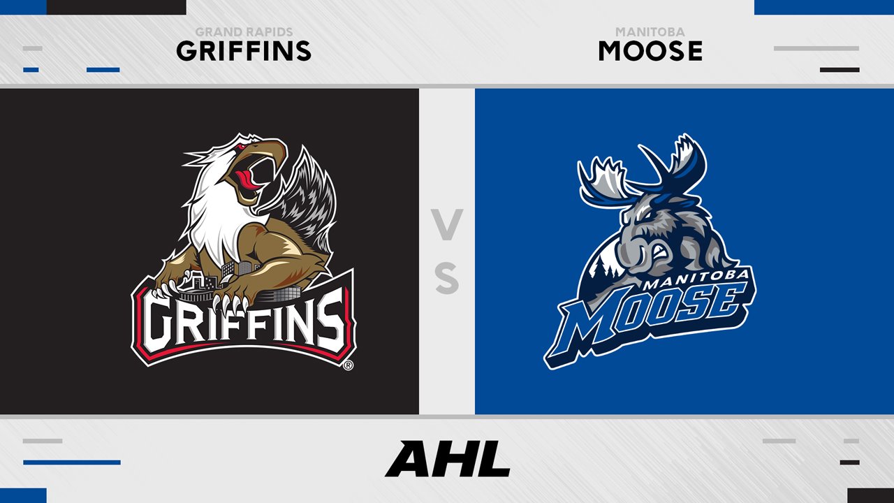 Grand Rapids Griffins vs Manitoba Moose poster