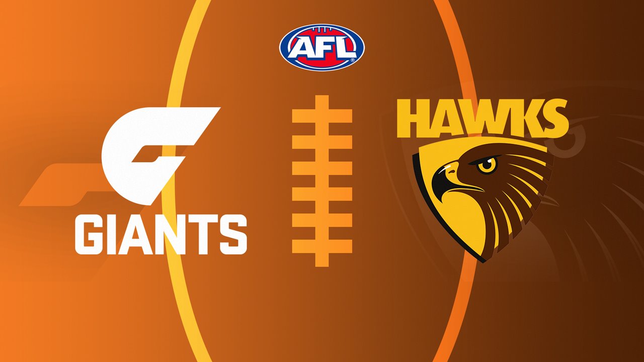 Greater Western Sydney Giants vs Hawthorn Football Club poster Greater Western Sydney Giants vs Hawthorn Football Club poster