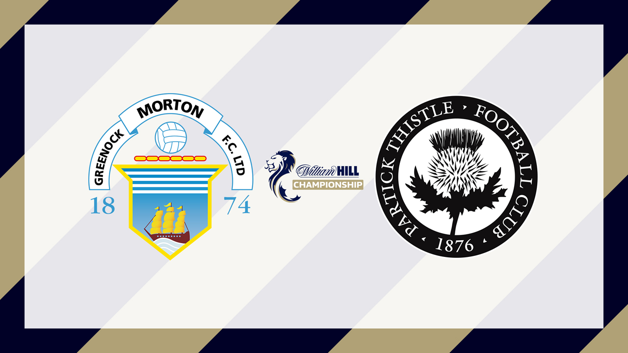 Greenock Morton vs Partick Thistle poster Greenock Morton vs Partick Thistle poster
