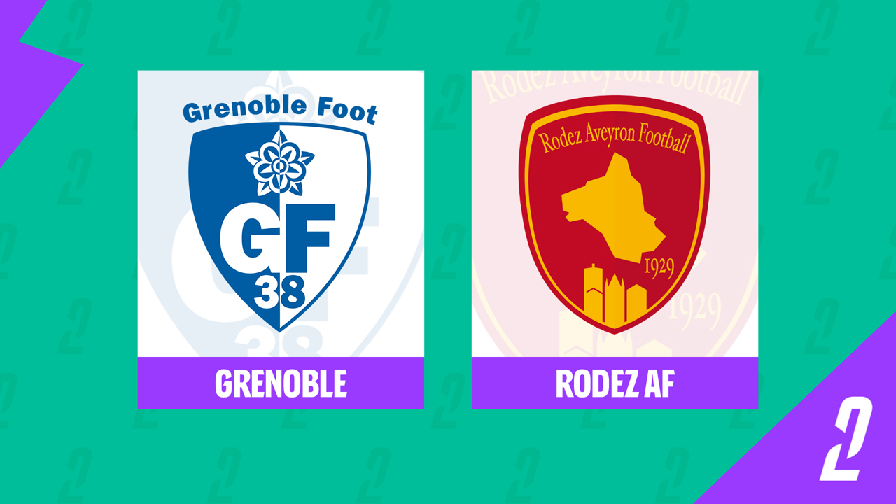Grenoble vs Rodez AF poster
