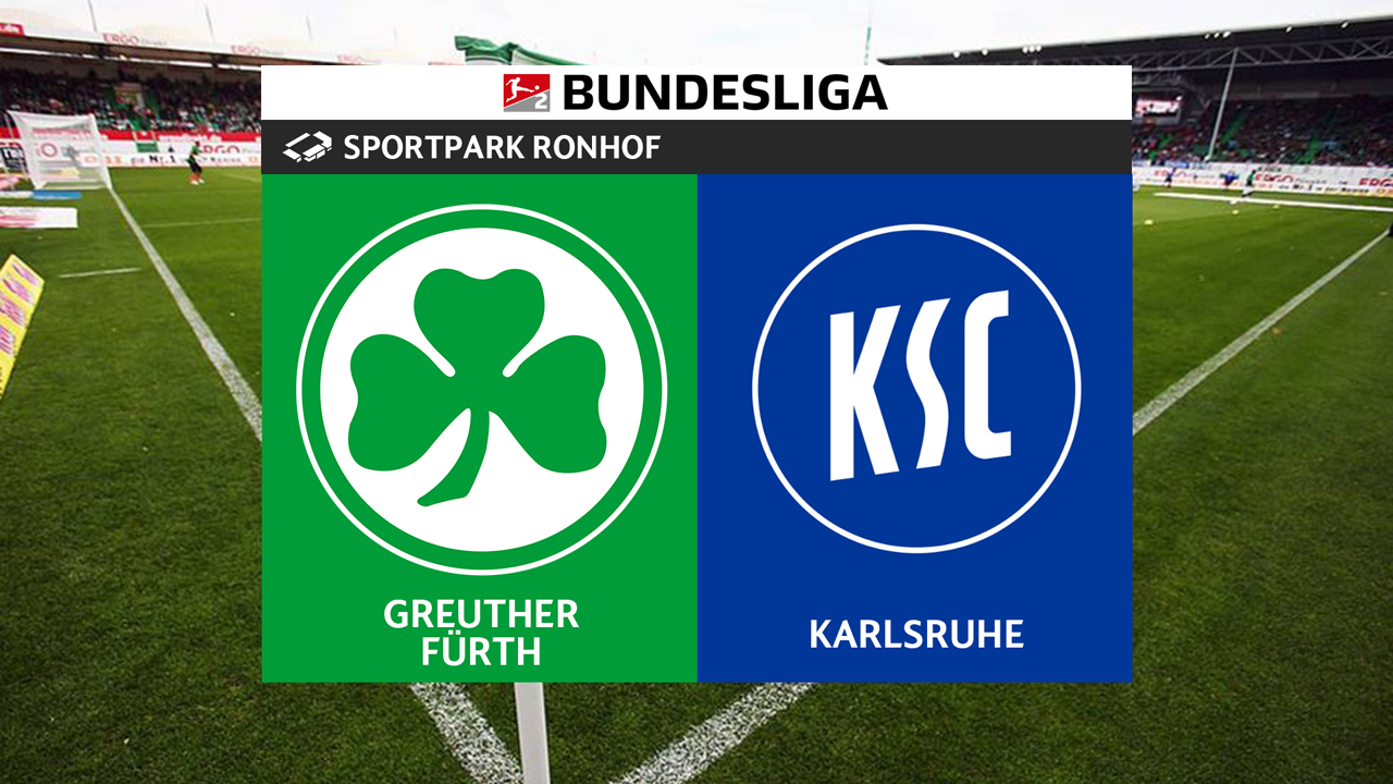 Greuther Fürth vs Karlsruhe poster