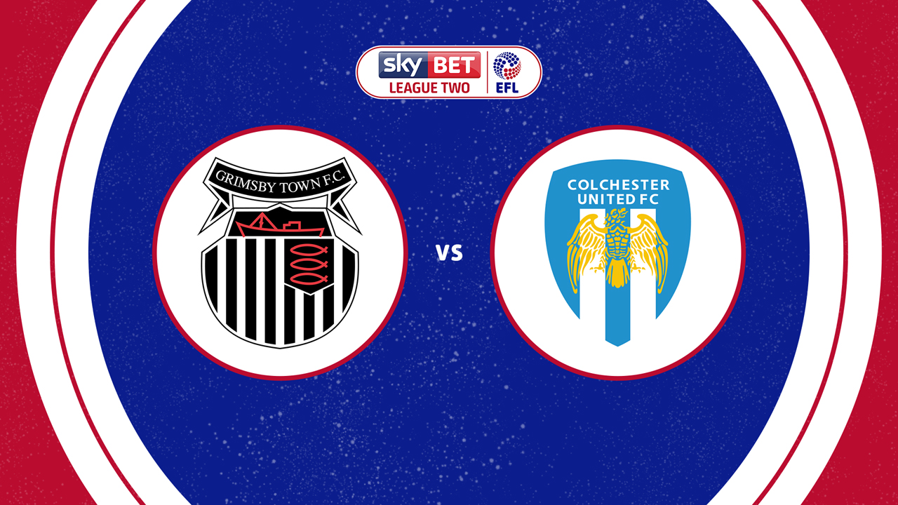Grimsby Town vs Colchester United poster