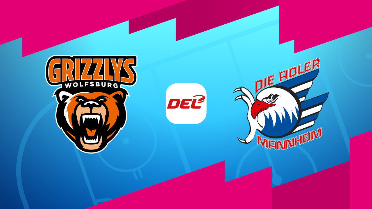 Grizzlys Wolfsburg vs Adler Mannheim poster