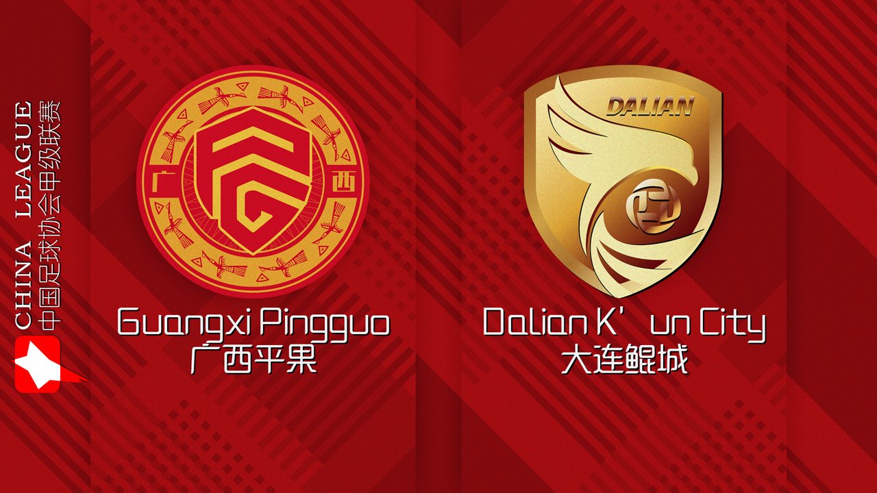 Guangxi Pingguo vs Dalian K'un City poster