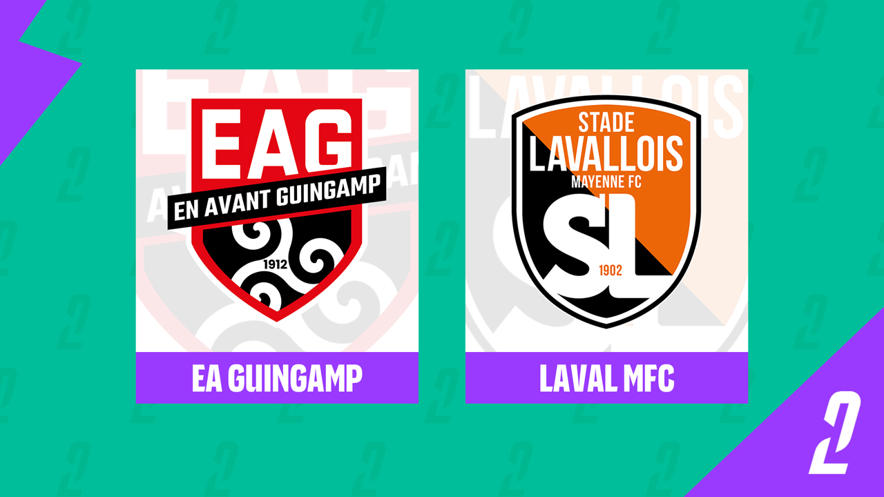Guingamp vs Laval poster Guingamp vs Laval poster