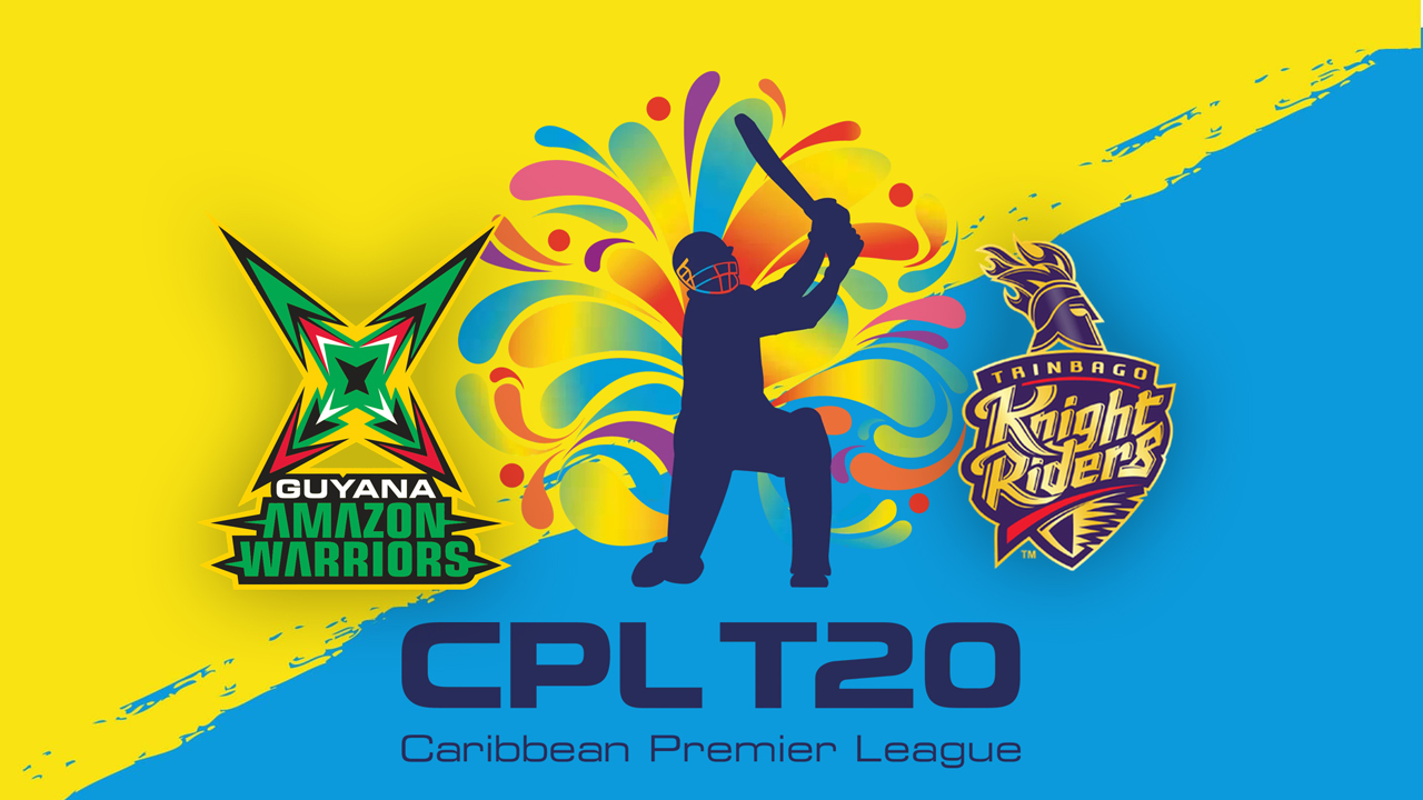 Guyana Amazon Warriors vs Trinbago Knight Riders poster