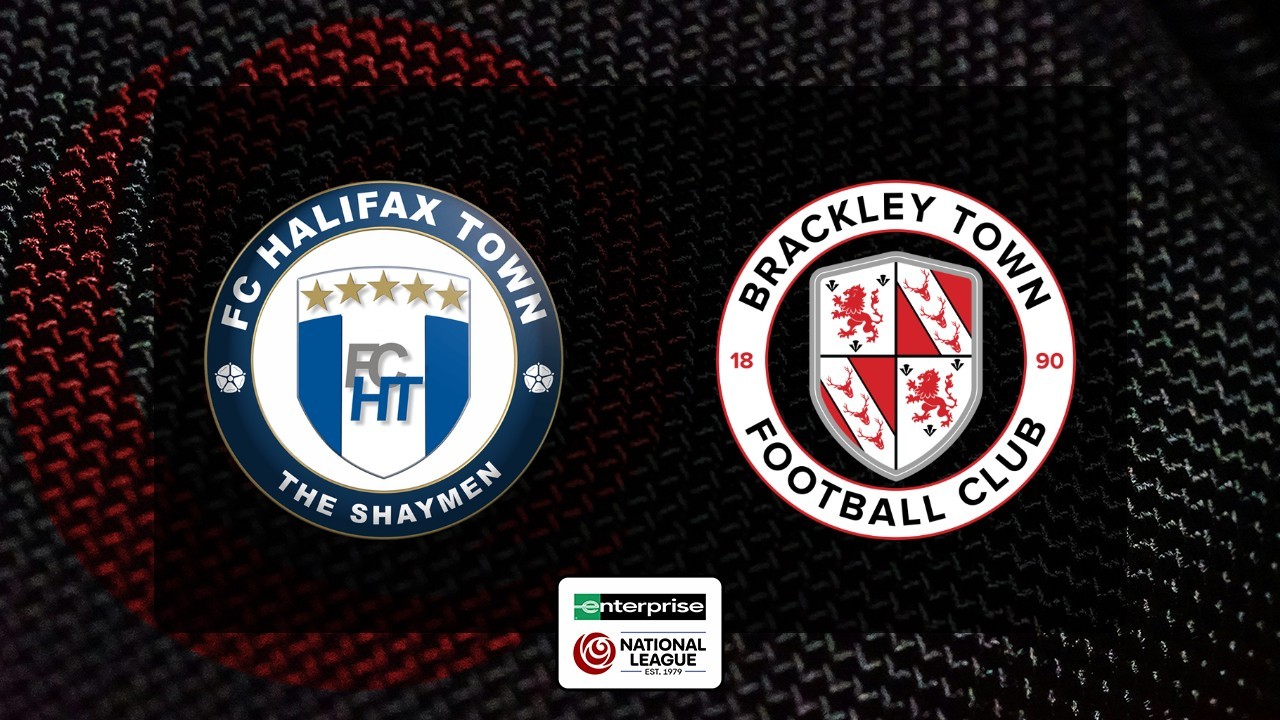 Halifax Town vs Brackley Town poster