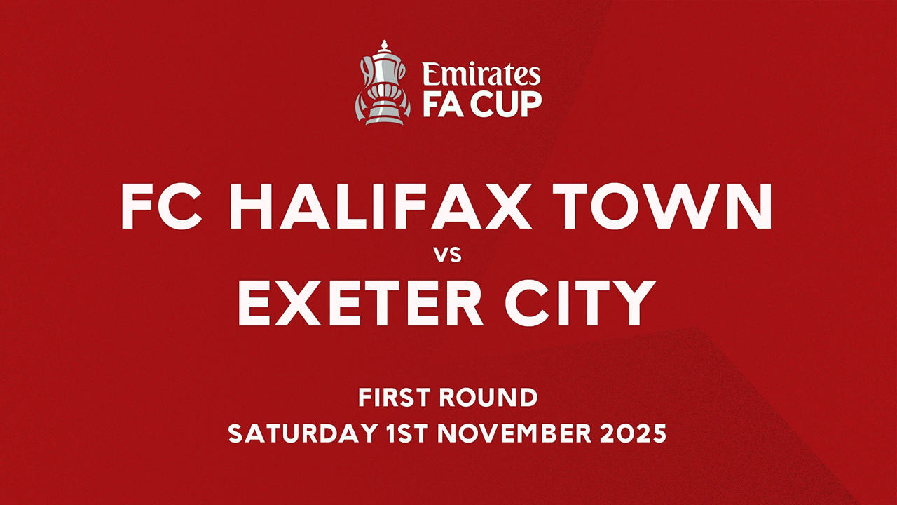 Halifax Town vs Exeter City poster