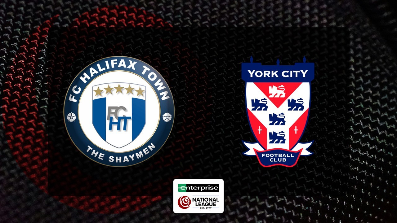 Halifax Town vs York City poster Halifax Town vs York City poster