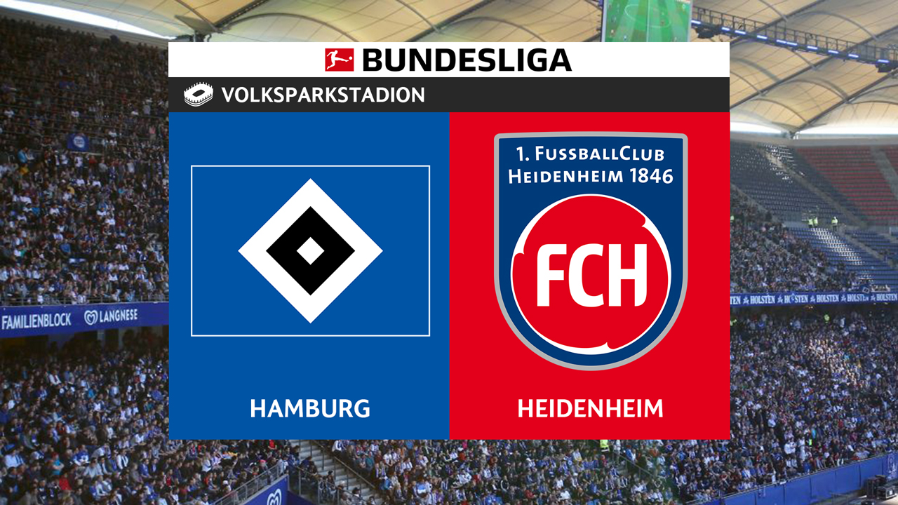 Hamburg vs FC Heidenheim poster