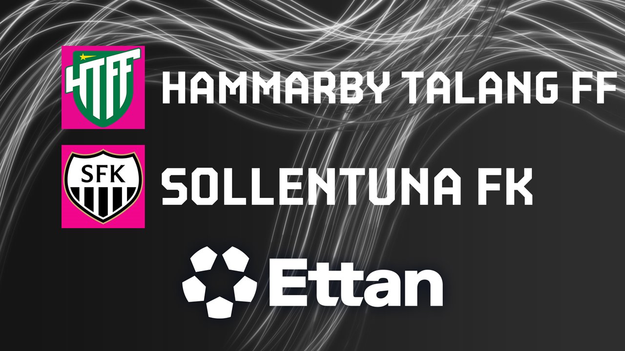 Hammarby Talang vs Sollentuna poster