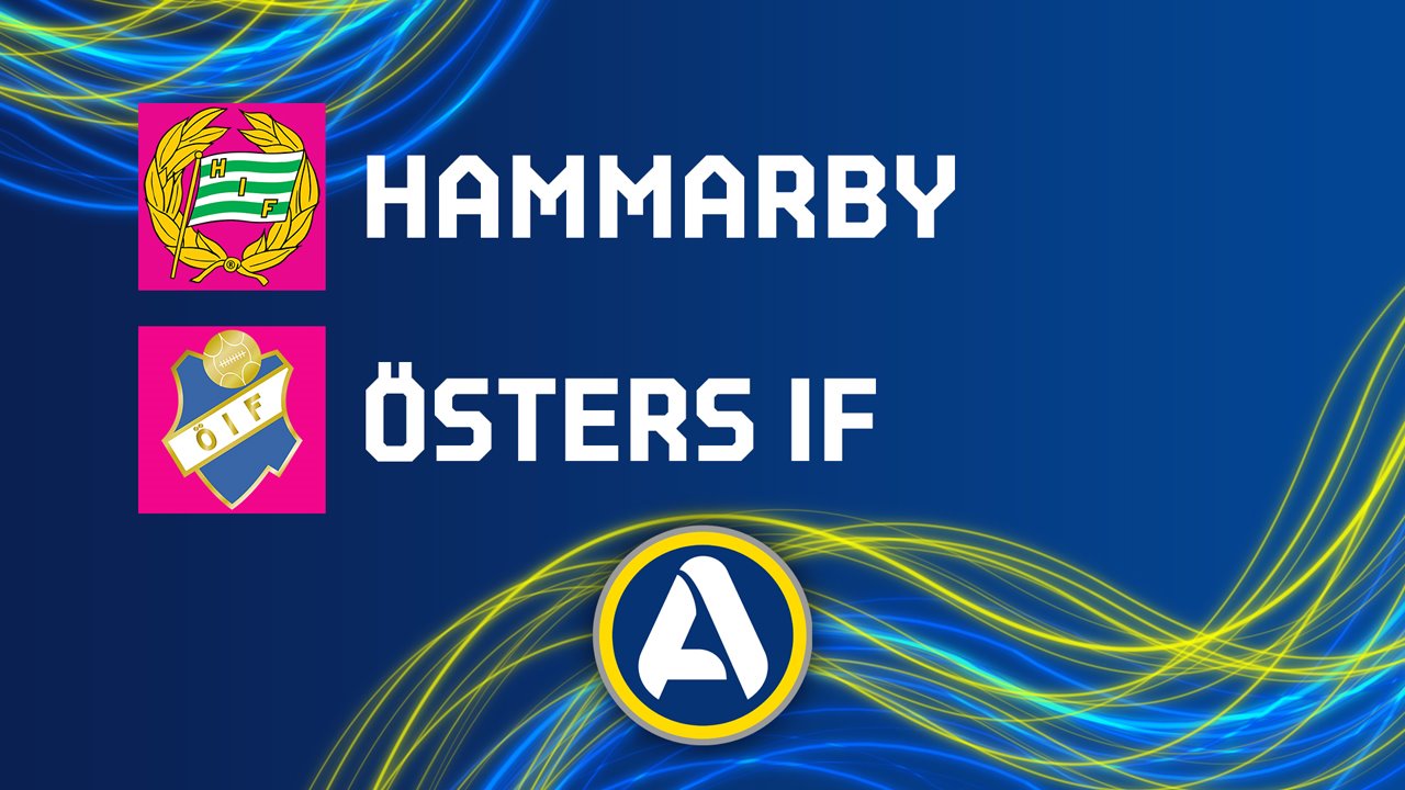 Hammarby vs Osters IF poster