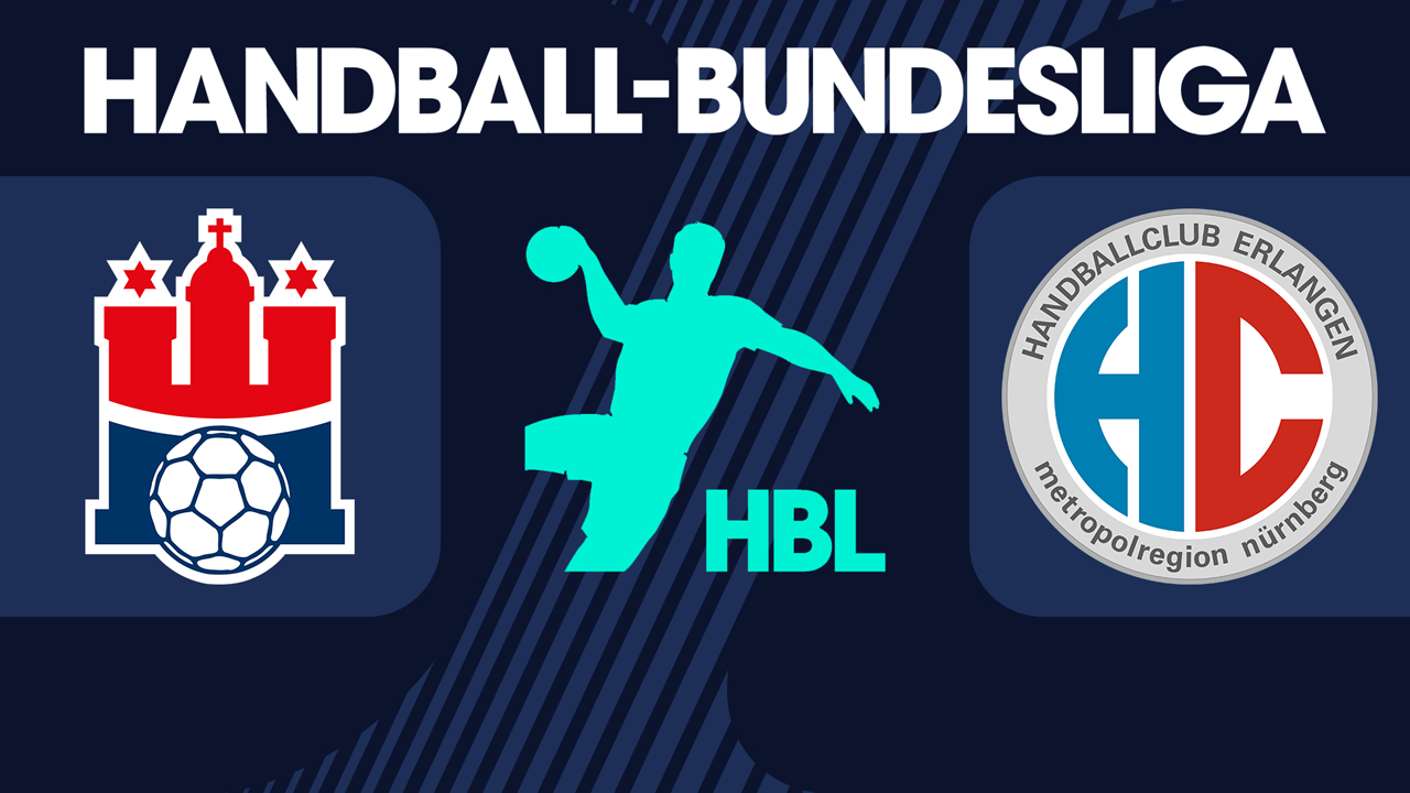 Handball Sport Verein Hamburg vs HC Erlangen poster Handball Sport Verein Hamburg vs HC Erlangen poster