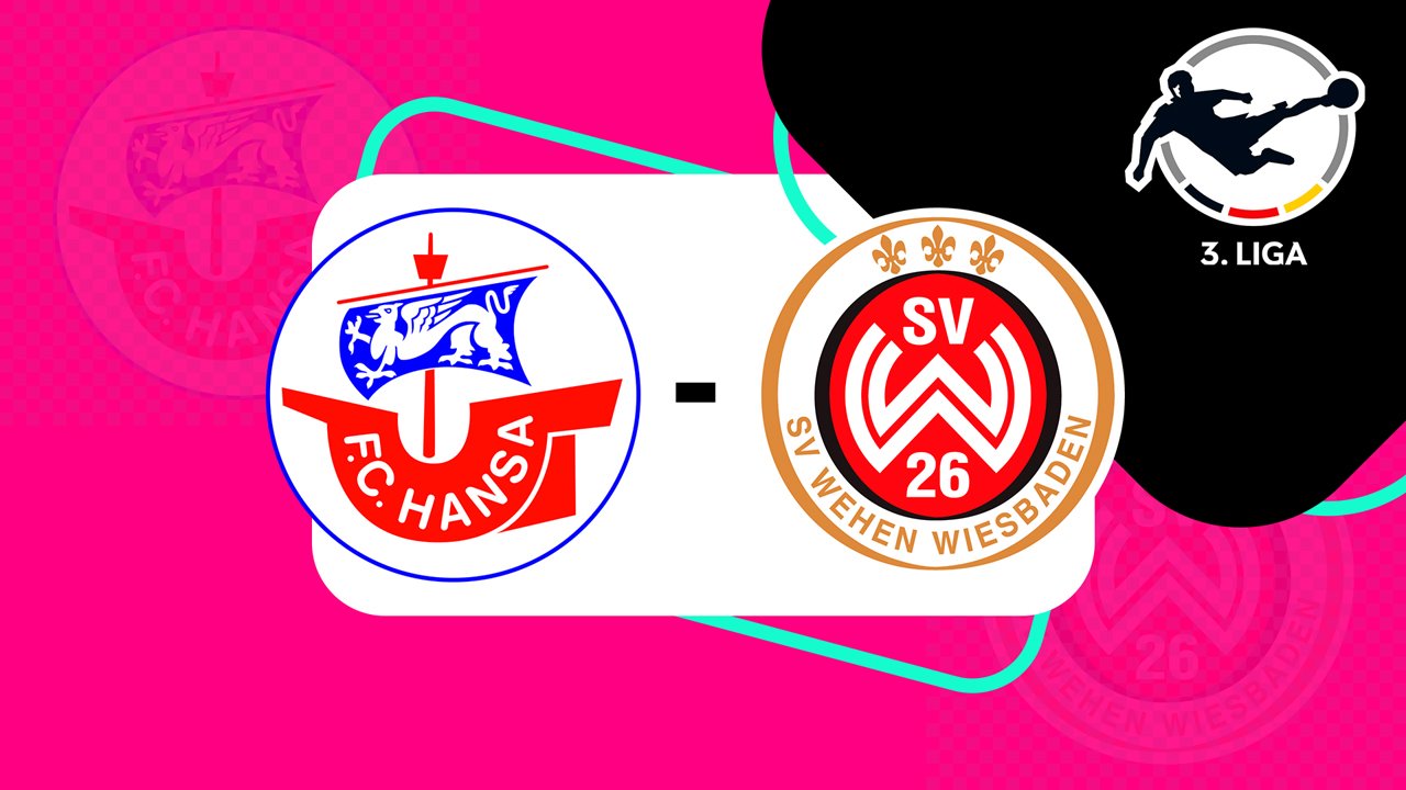 Hansa Rostock vs Wehen Wiesbaden poster
