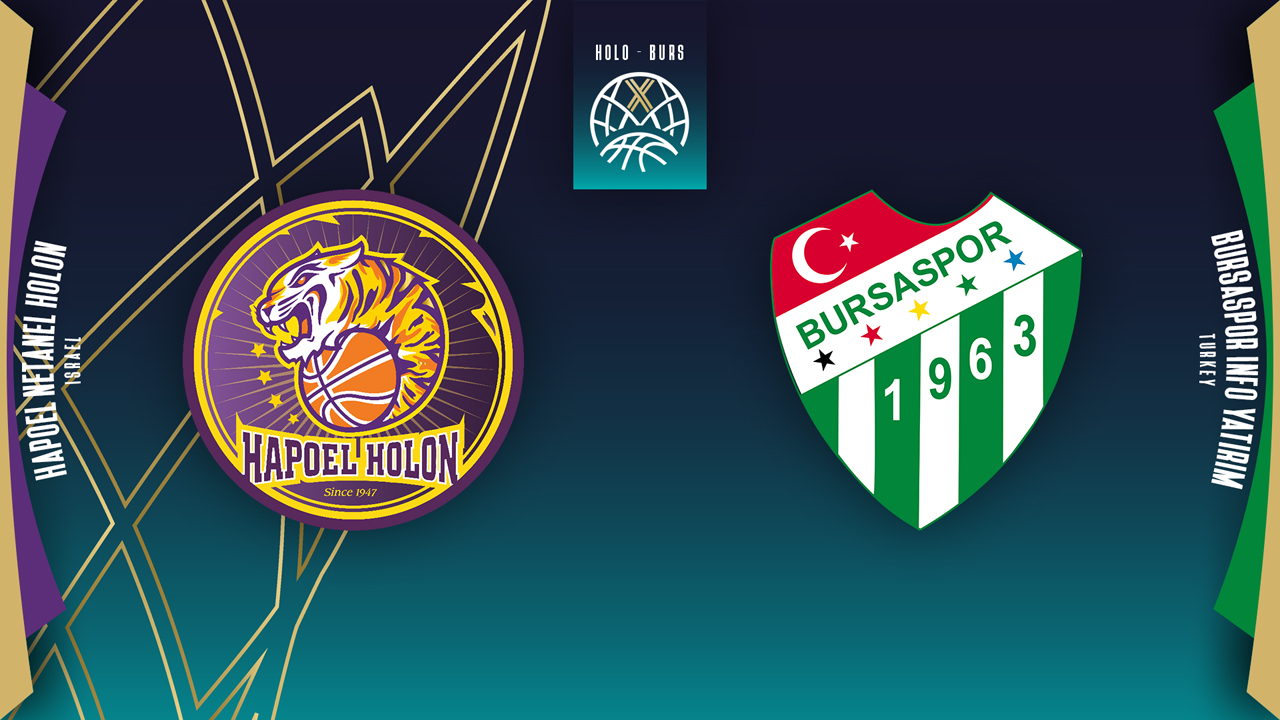 Hapoel Holon vs Bursaspor Basketbol poster