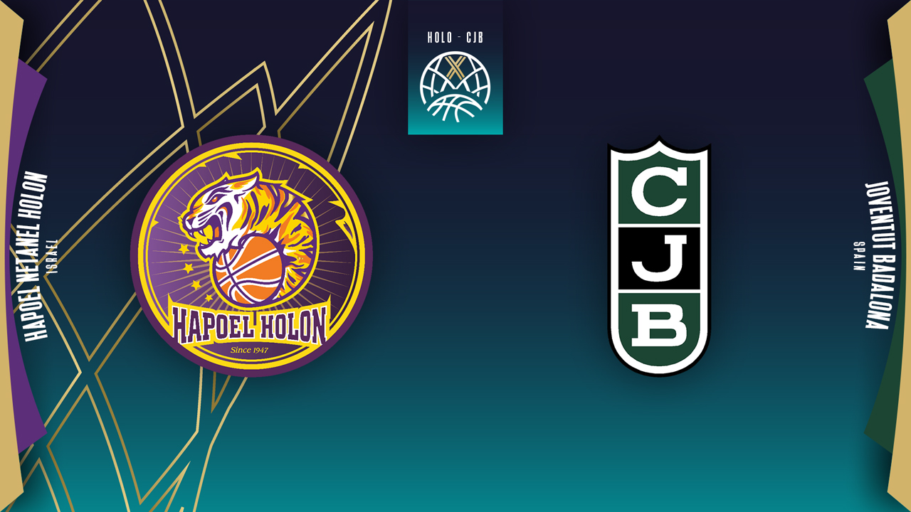 Hapoel Holon vs Joventut Badalona poster Hapoel Holon vs Joventut Badalona poster
