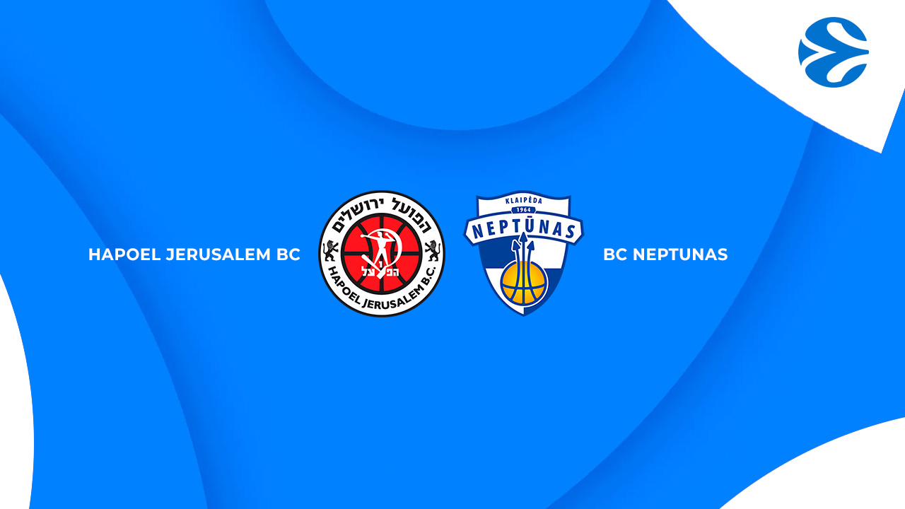 Hapoel Jerusalem BC vs BC Neptūnas poster