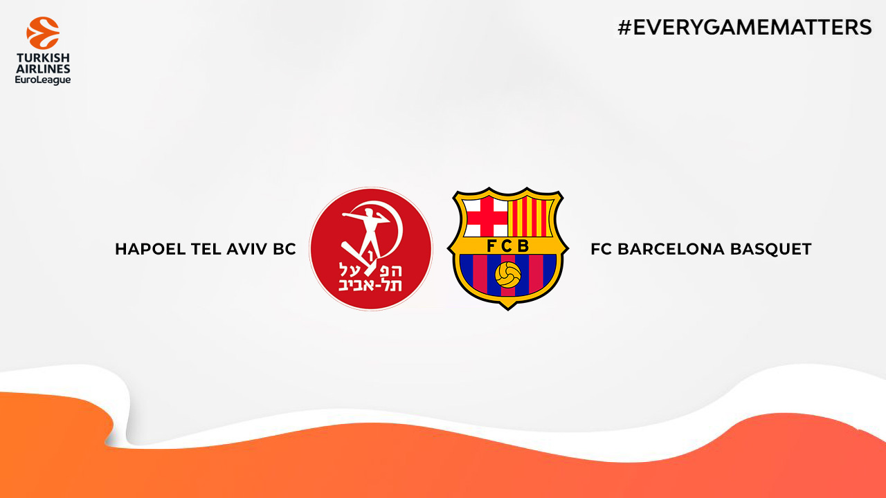 Hapoel Tel Aviv BC vs FC Barcelona Basquet poster Hapoel Tel Aviv BC vs FC Barcelona Basquet poster