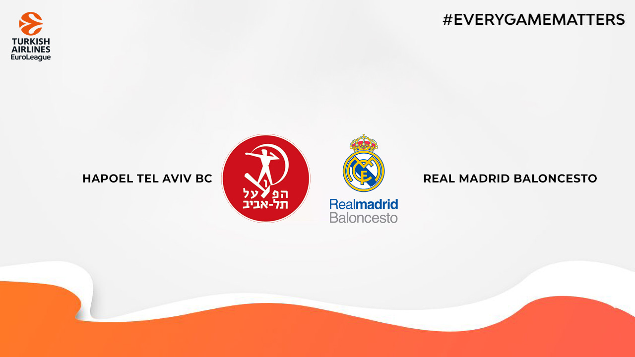 Hapoel Tel Aviv BC vs Real Madrid Baloncesto poster Hapoel Tel Aviv BC vs Real Madrid Baloncesto poster