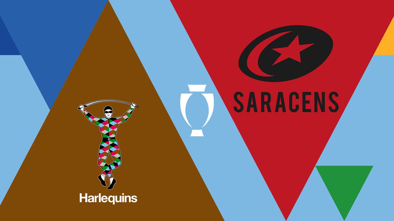 Harlequins vs Saracens poster