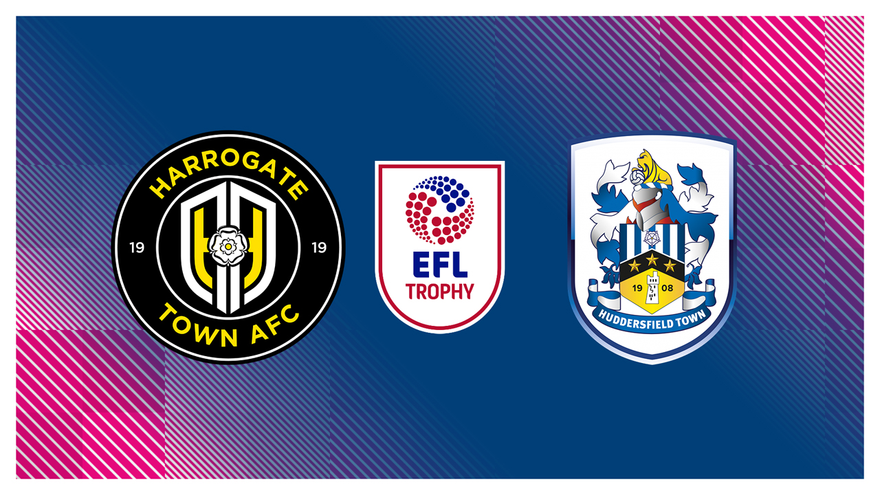 Harrogate Town vs Huddersfield Town poster