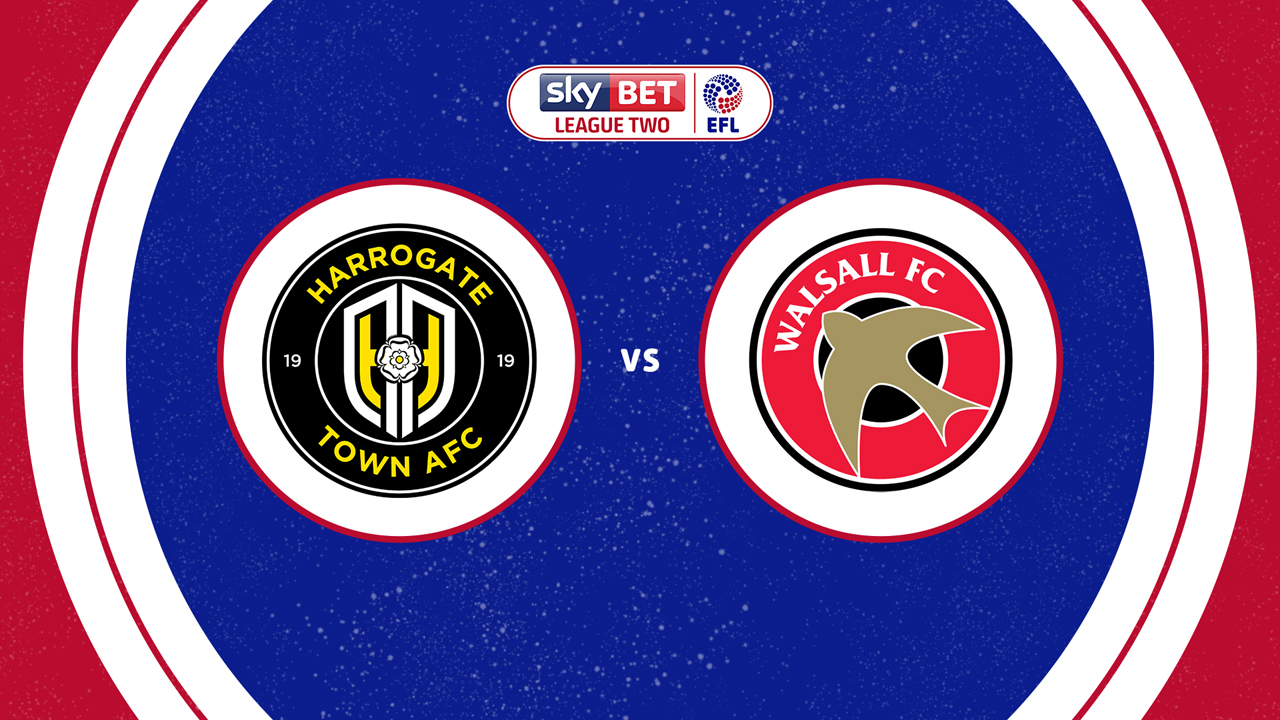 Harrogate Town vs Walsall poster