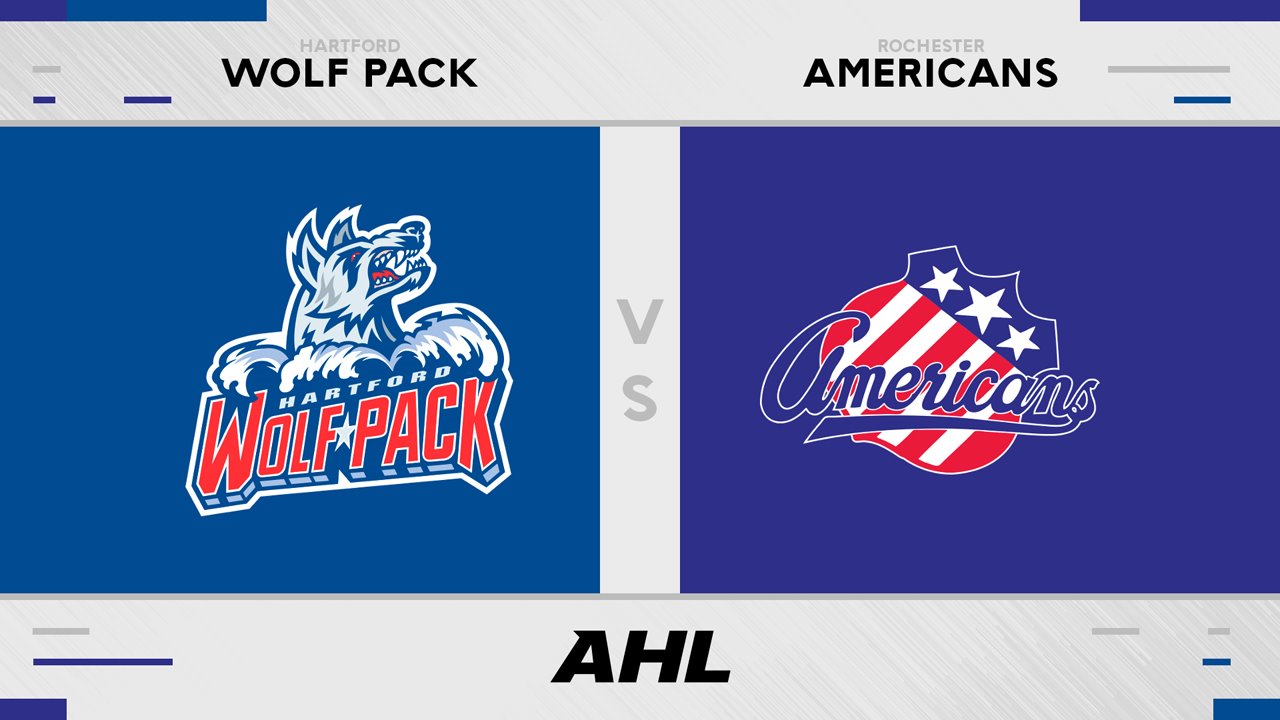 Hartford Wolf Pack vs Rochester Americans poster Hartford Wolf Pack vs Rochester Americans poster
