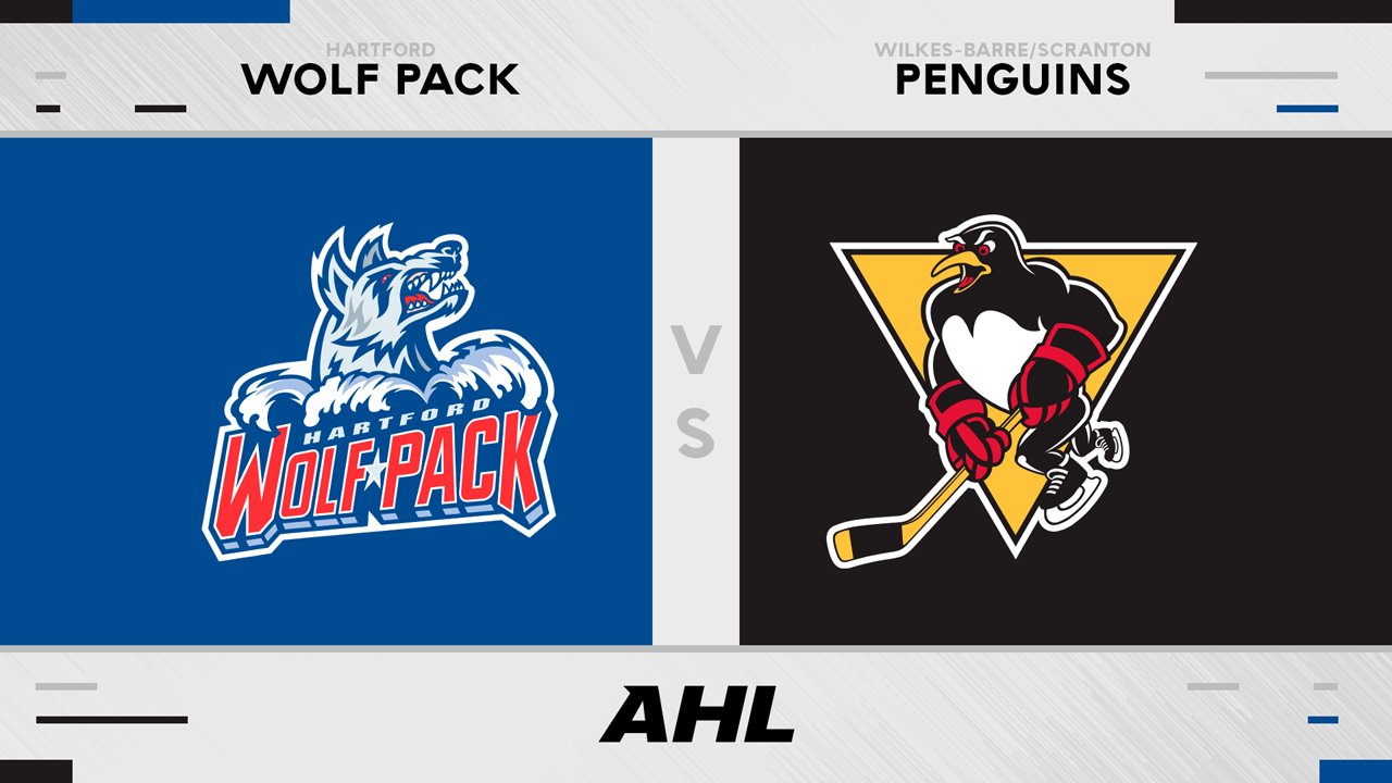 Hartford Wolf Pack vs Wilkes-Barre Scranton Penguins poster