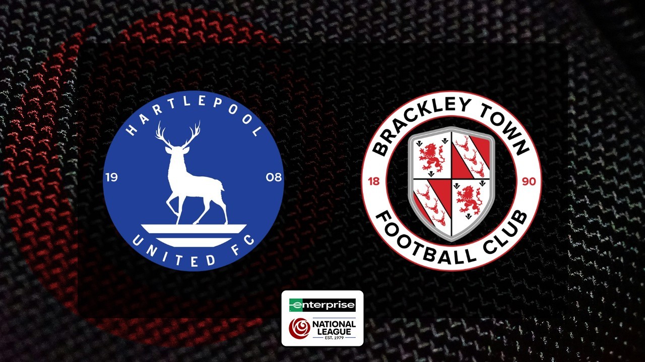 Hartlepool United vs Brackley Town poster