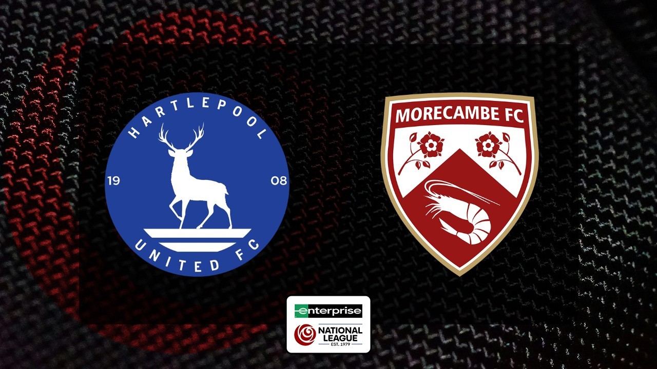 Hartlepool United vs Morecambe poster