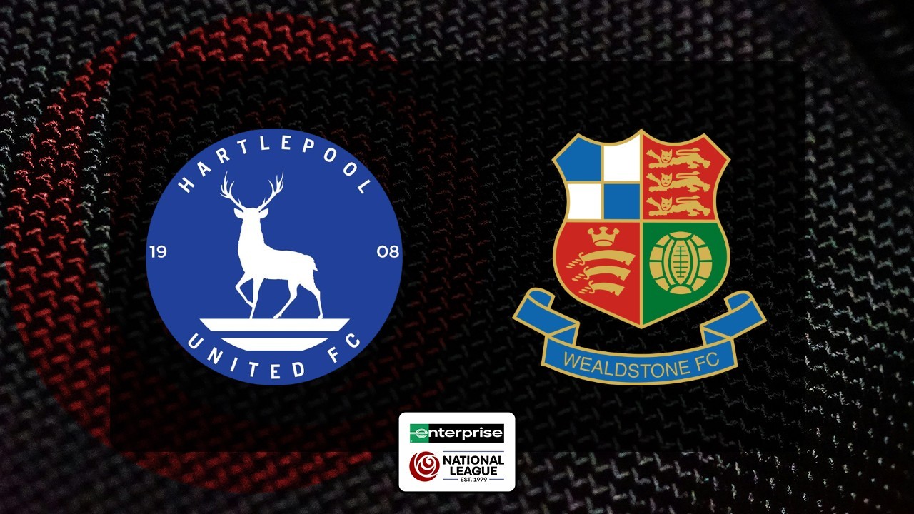 Hartlepool United vs Wealdstone poster Hartlepool United vs Wealdstone poster