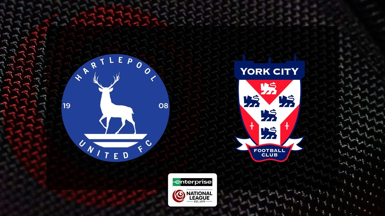 Hartlepool United vs York City poster