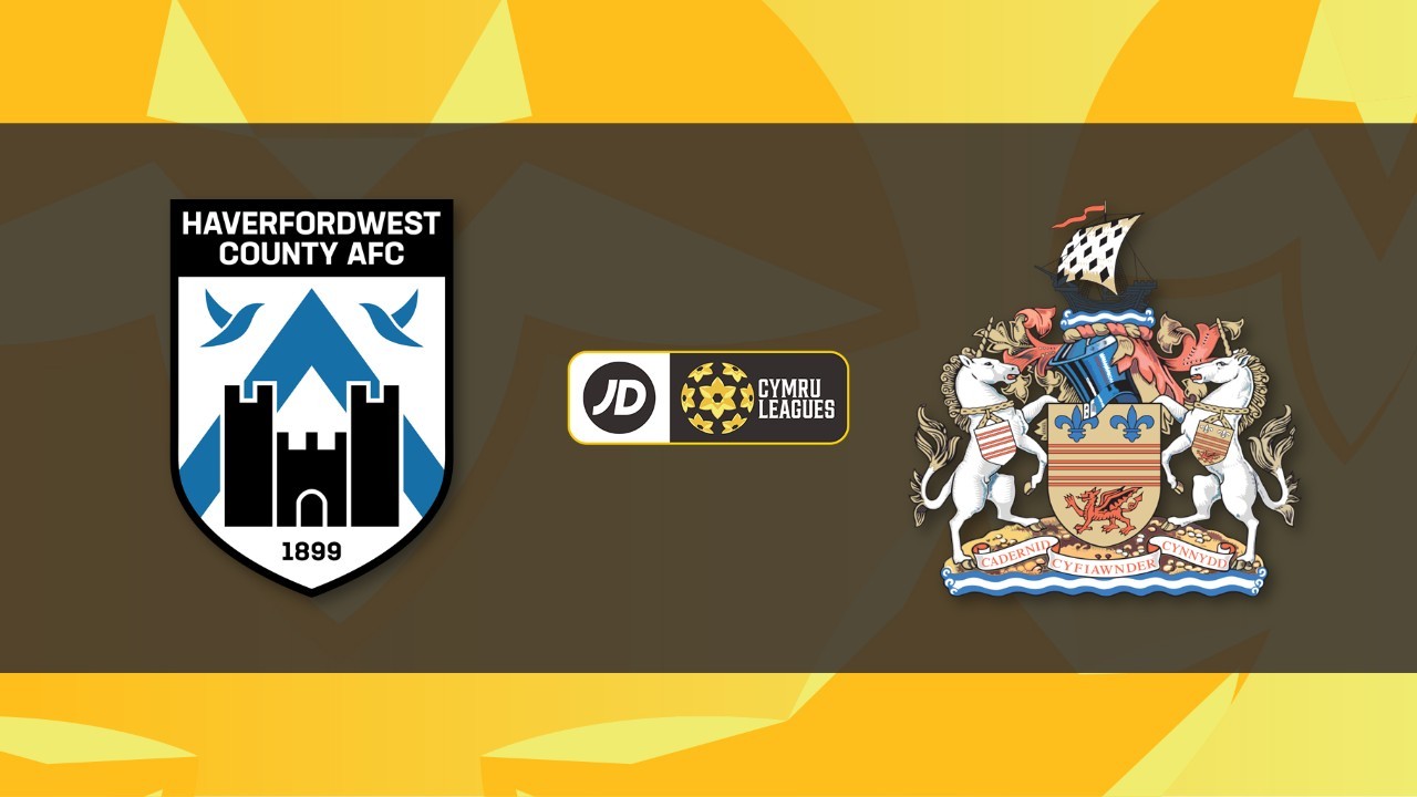 Haverfordwest County vs Barry Town United poster