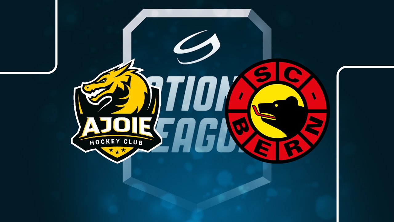 HC Ajoie vs Bern poster