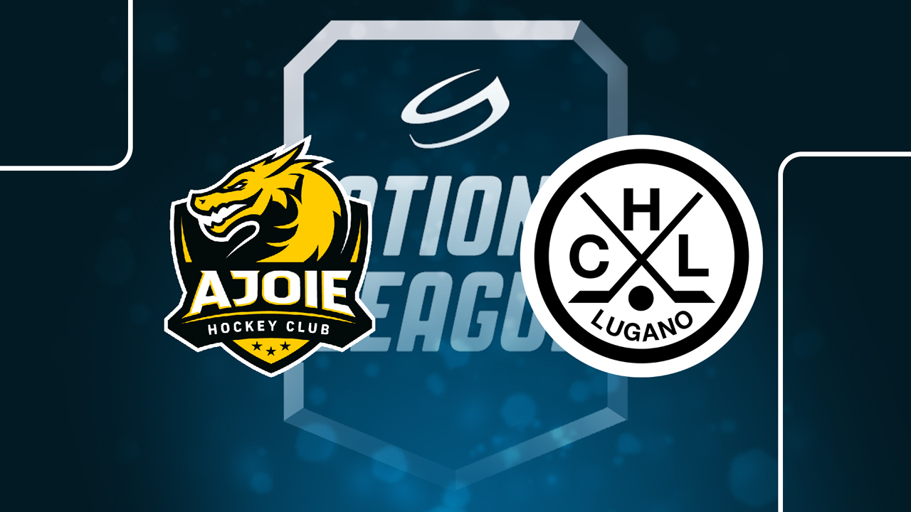 HC Ajoie vs Lugano poster HC Ajoie vs Lugano poster