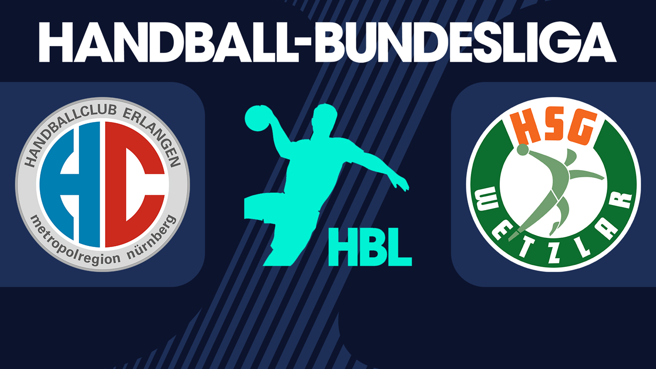 HC Erlangen vs HSG Wetzlar poster