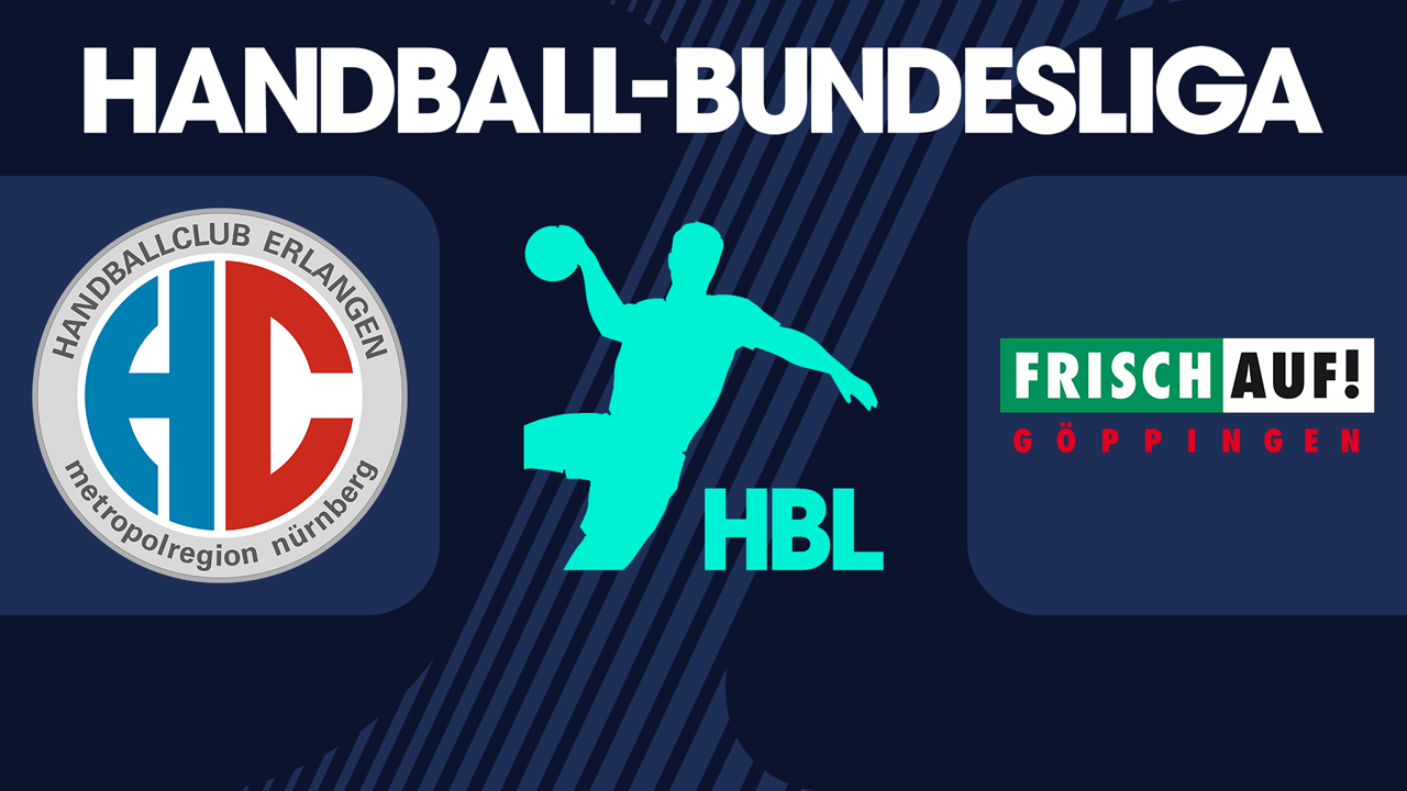 HC Erlangen vs TPSG Frisch Auf Göppingen poster HC Erlangen vs TPSG Frisch Auf Göppingen poster