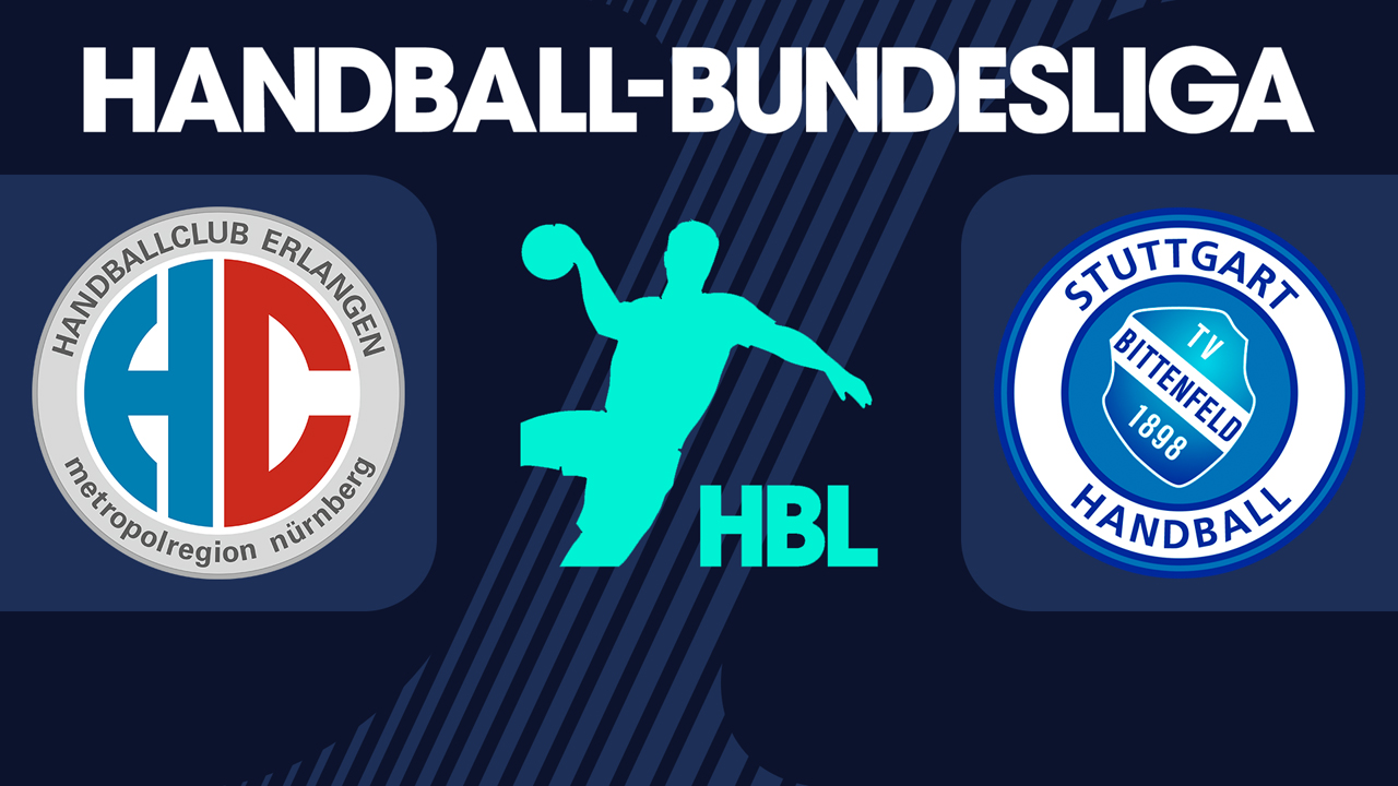 HC Erlangen vs TVB 1898 Stuttgart poster