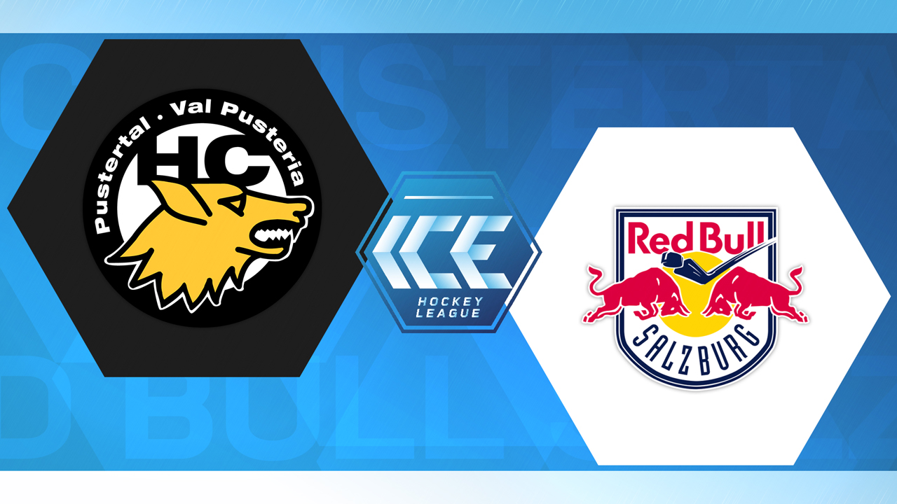 HC Pustertal Wölfe vs EC Red Bull Salzburg poster HC Pustertal Wölfe vs EC Red Bull Salzburg poster