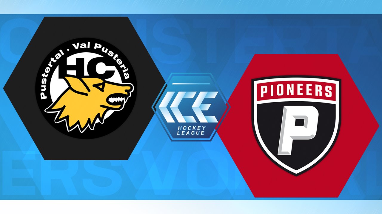 HC Pustertal Wölfe vs Pioneers Vorarlberg poster HC Pustertal Wölfe vs Pioneers Vorarlberg poster