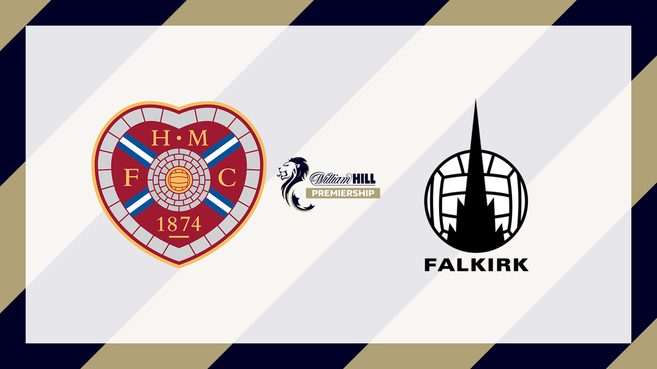 Heart of Midlothian vs Falkirk poster Heart of Midlothian vs Falkirk poster