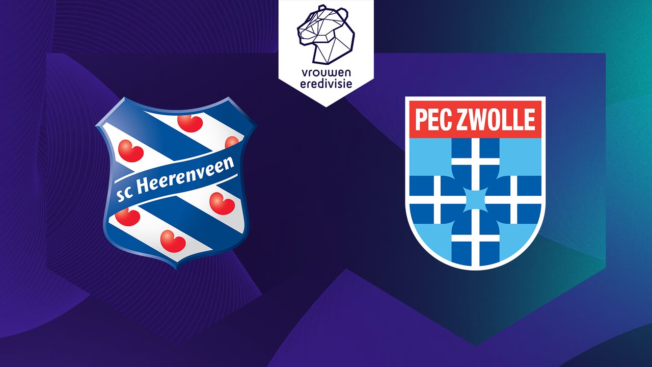 Heerenveen Women vs PEC Zwolle Women poster Heerenveen Women vs PEC Zwolle Women poster
