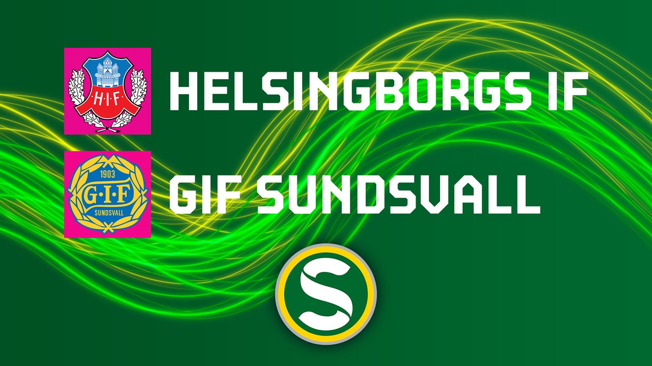 Helsingborg vs GIF Sundsvall poster