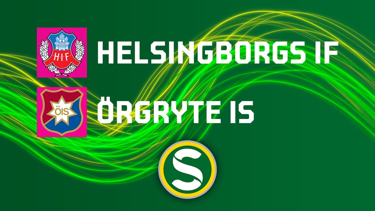 Helsingborg vs Oergryte poster